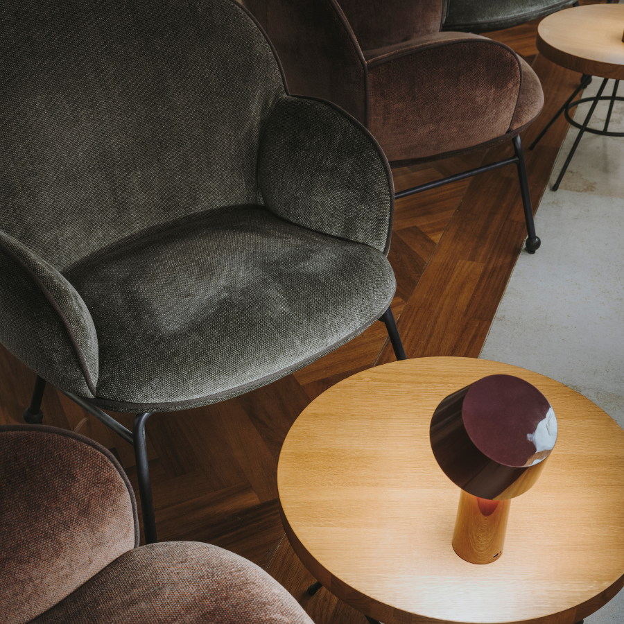 Round Armrest Chair - Image 6